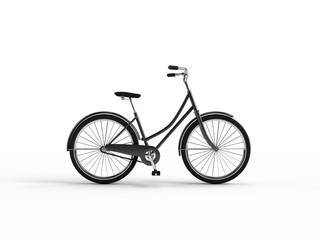 Fototapeta na wymiar Vintage bike 3D illustration.