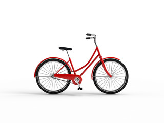 Fototapeta premium Vintage bike 3D illustration.