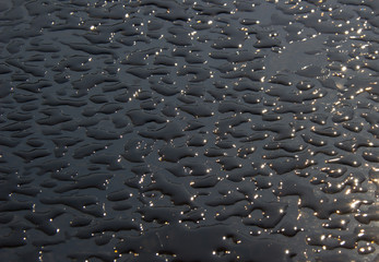 Wassertropfen auf Glas