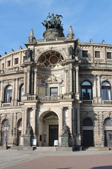 Obraz premium Semperoper Eingang
