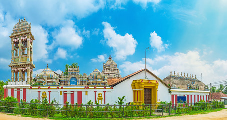 Fototapeta premium Panorama of Munneshwaram Temple, Chilaw, Sri Lanka