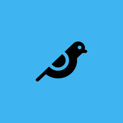 bird icon. flat design