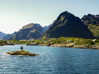 Entering Lofoten at S&oslash;rv&aring;gen, Moskenes, Norway
