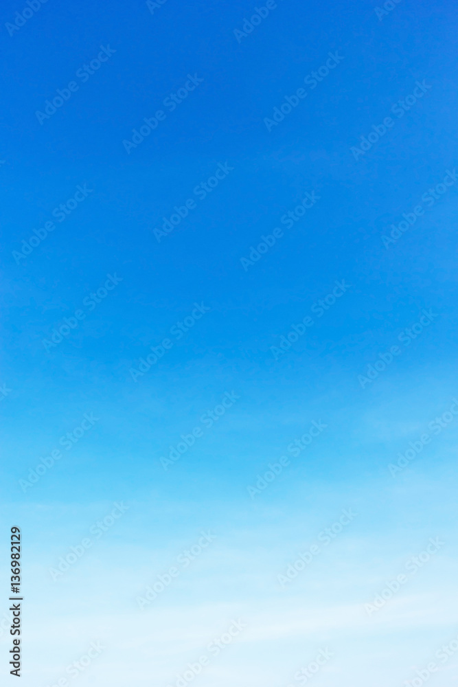 Wall mural blue sky background and empty space