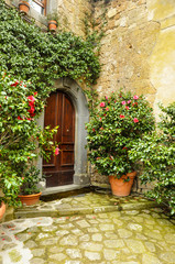 Fototapeta na wymiar Tuscan doorway