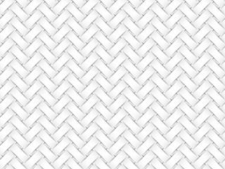 Vector seamless pattern of white braided paper strips.
