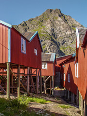 The village Å, Moskenes, Norway