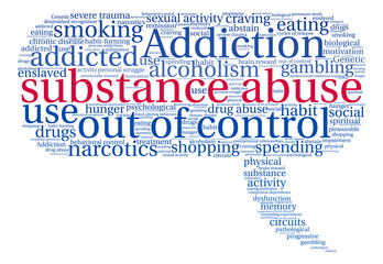 Substance Abuse Word Cloud