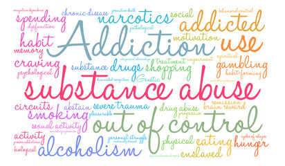 Substance Abuse Word Cloud