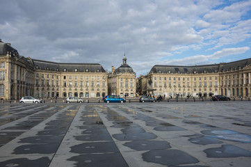 Obraz premium Place de la Bourse in Bordeaux