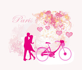 Romantic postcard from Paris.