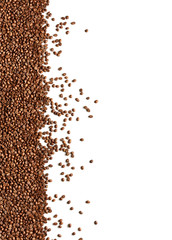 Fototapeta premium Coffee beans border