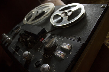 Vintage tape recorder