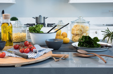 modern kitchen interior group style