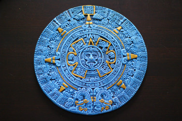 Aztec Calendar from Cancun Mexico