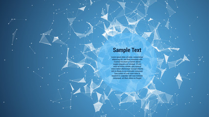 triangle mosaic vector background design