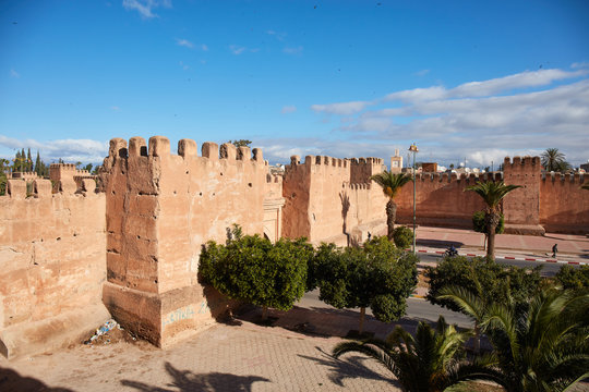 Ancient walls in Taroudant, Morocco