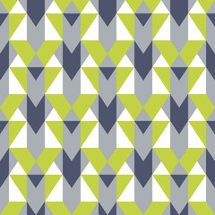 Pattern with stripe, chevron, geometric shapes
