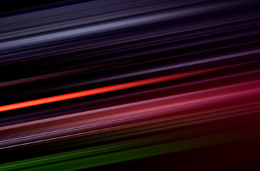 Colorful lines blurred pattern on black