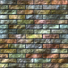 Seamless  pattern  of brick wall
