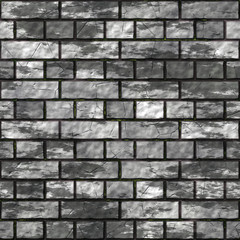 Fototapeta premium Seamless pattern of brick wall