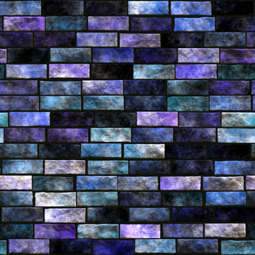 Seamless  pattern  of brick wall