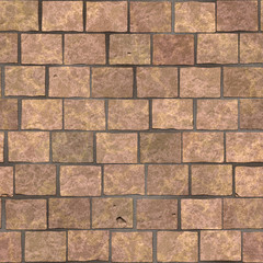 Naklejka premium Seamless pattern of brick wall