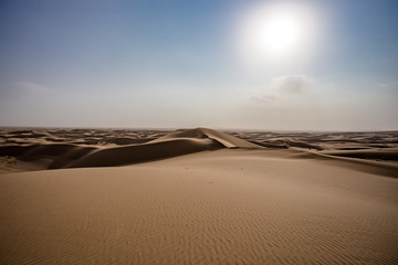 Iran desert dunes
