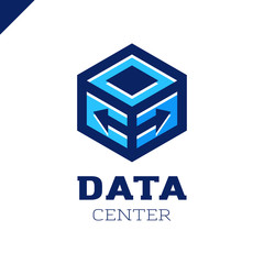 Big data and technology icon