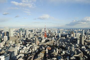 Tokyo view / Vue aérienne de Tokyo / Mori Tower