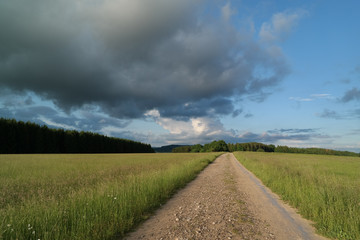 Cloudy road 3