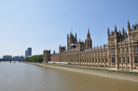 Parlamento de Londres  y Támesis