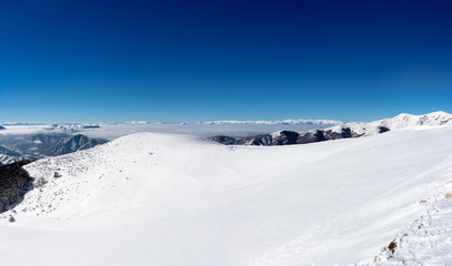 Fototapeta premium Amazing landscape in Vigla, Florina's ski center, Greece