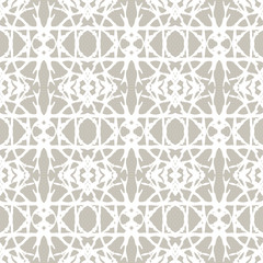 Lace pattern with white shapes in art deco style