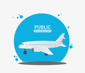 air craft fly public transport vector illustration eps 10
