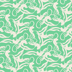 Mint green marble paper, vector pattern
