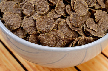 chocolate cornflake on table
