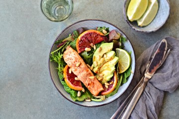 Salmon and Avocado Salad