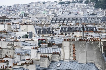 ROOFS OF PARIS, FRANCE