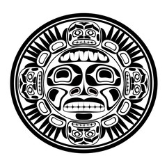 Vector illustration of the sun symbol.