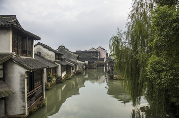 Fototapeta na wymiar Water town Zhouzhuang, China