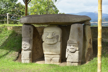 San Agustín -  pre-Columbian archaeological sites in the southern Colombian Department of Huila
 - obrazy, fototapety, plakaty
