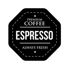 Coffee Espresso vintage stamp