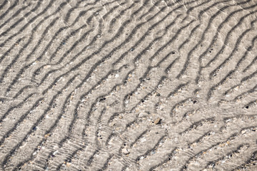 Water texture. Sand pattern. Natural texture