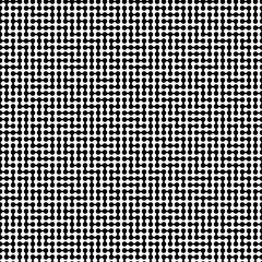 Seamless white pattern with labyrinth-like connected black dots - Eps10 vector graphics and illustration