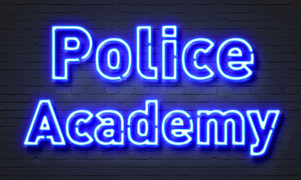 Police Academy Neon Sign