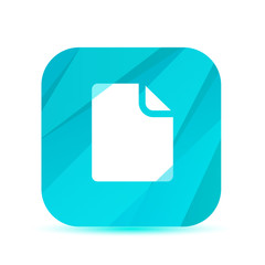 Creative Glass App Icon - Vector