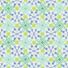 Abstract floral spring pattern