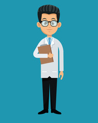 doctor professional healthcare design vector illustration eps 10