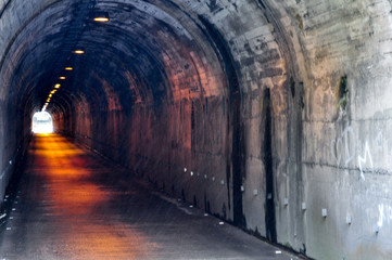 Naklejka premium Tunnel in Banos de Agua Santa, Ecuador